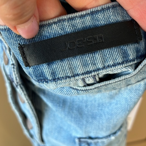 Joe’s Jeans New w Tag Wide Leg Denim Bib Overalls Captivate Wash XS - Picture 12 of 15